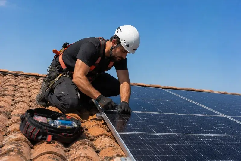 Maintenance et monitoring de panneaux solaires à Nans-les-Pins