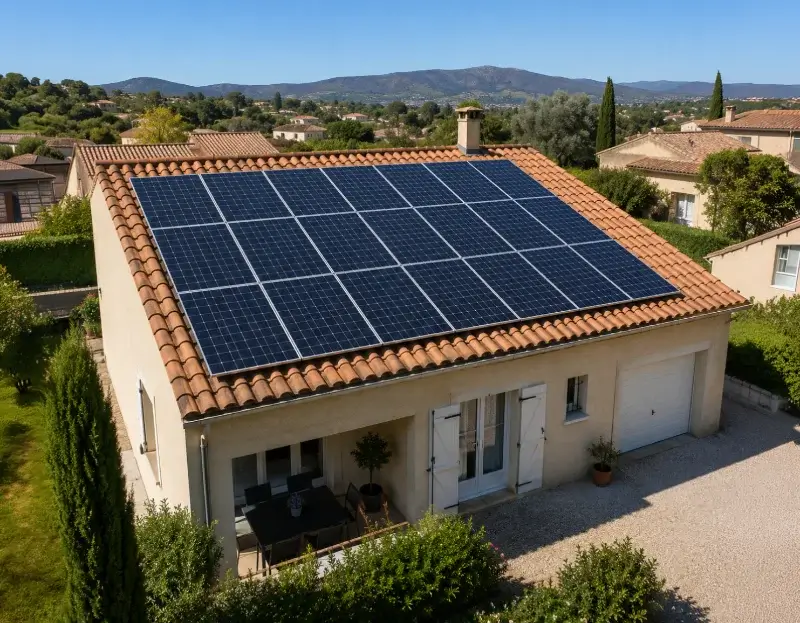 Prime à l'autoconsommation panneaux solaires Nans-les-Pins — aide financière de l'État